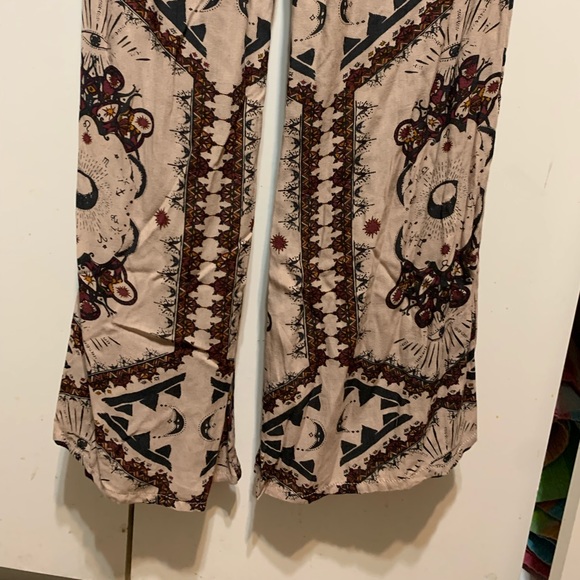 Cleobella pink bohemian print moon jumpsuit small - Picture 6 of 9